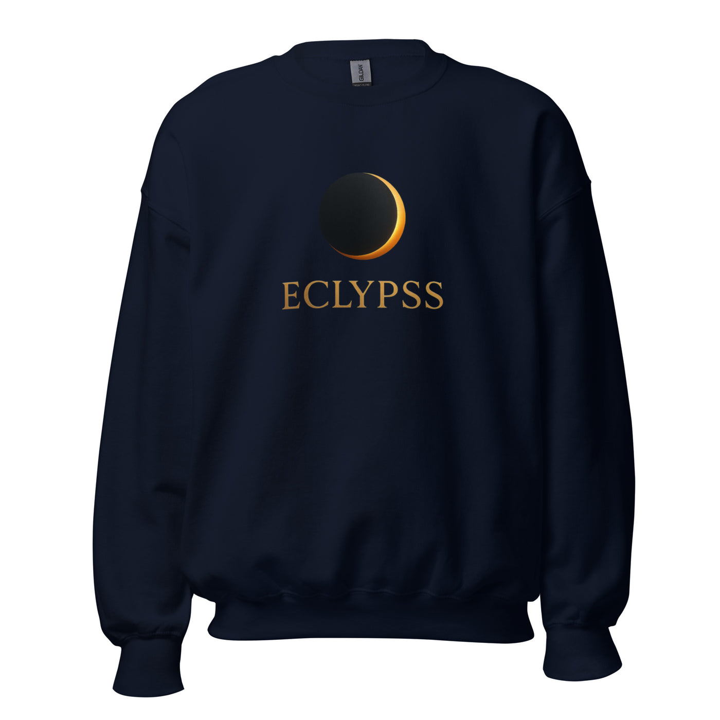 Soft Cotton Blend Unisex Sweatshirt with Ribbed Trim