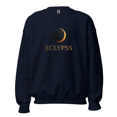 Soft Cotton Blend Unisex Sweatshirt with Ribbed Trim