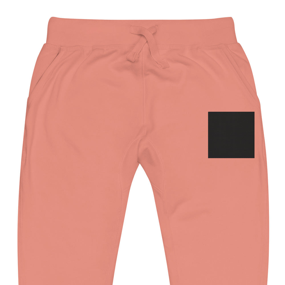 Unisex Fleece Sweatpants Paired with Casual Sneakers