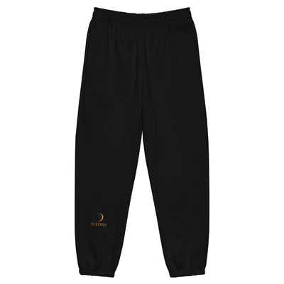 Black Heavyweight Sweatpants Durable Everyday Wear