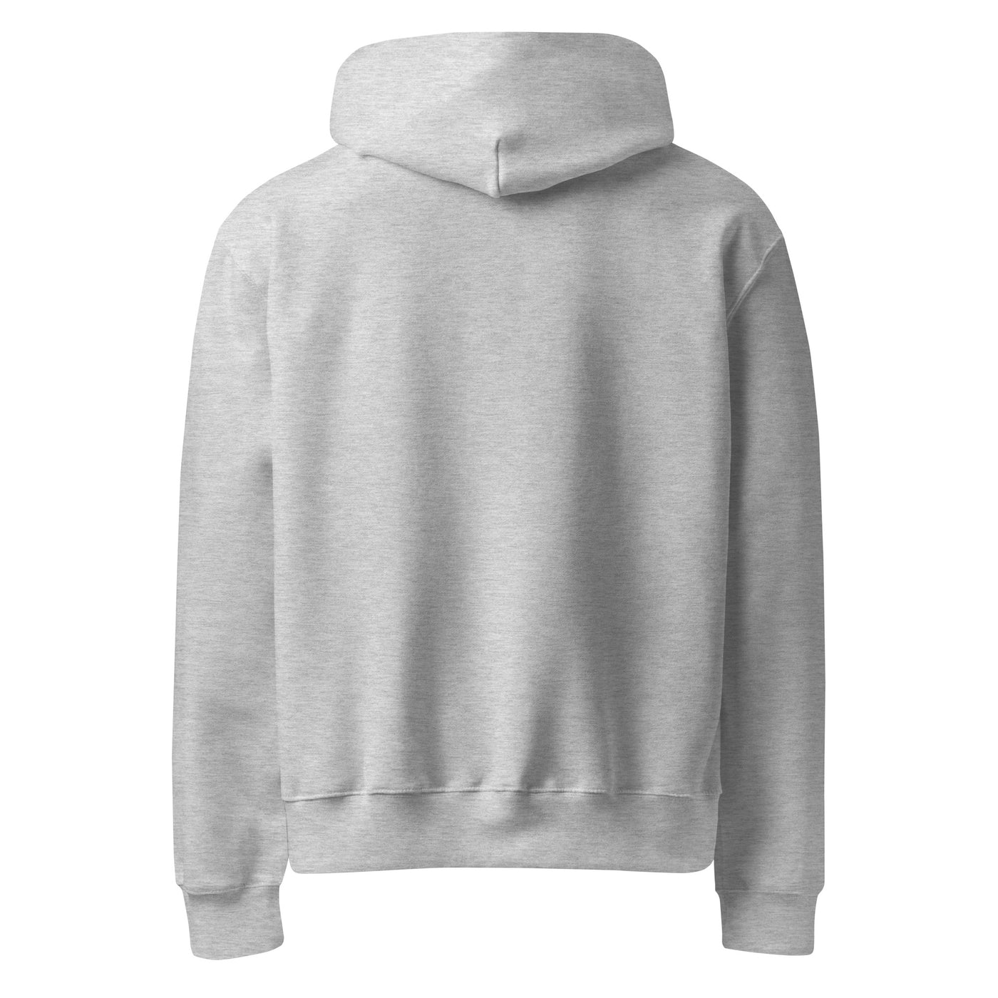 Oversized Heavyweight Hoodie in Gray Minimalist Look
