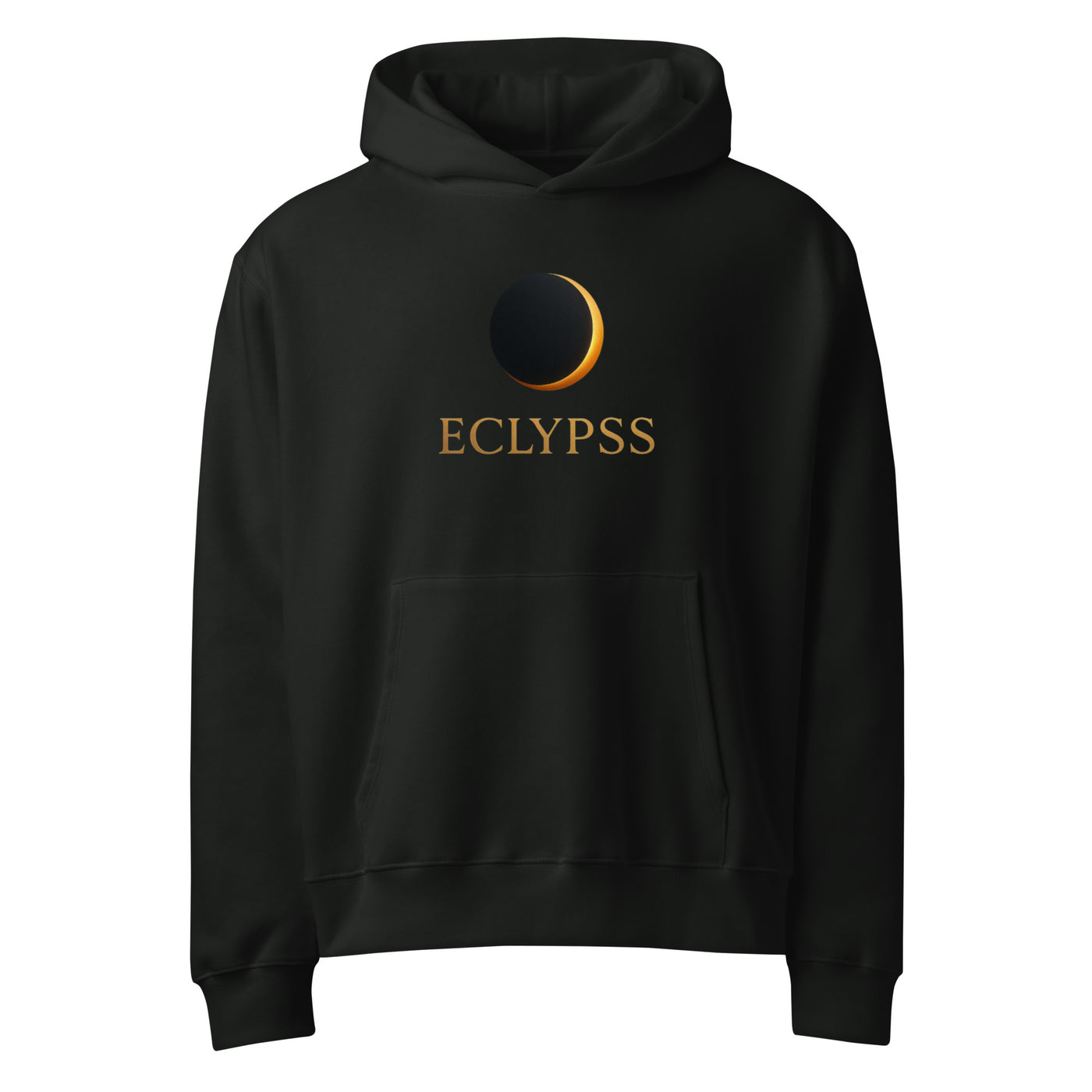Oversized Heavyweight Hoodie in Black Streetwear Style