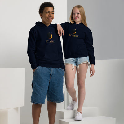 Cozy Youth Heavy Blend Hoodie with Kangaroo Pocket